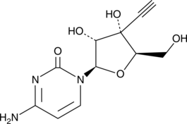 Ethynylcytidine (ECyD, 1-(3-C-Ethynyl-β-D-ribofuranosyl)cytosine, TAS-106, CAS Number: 180300-43-0)