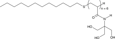 DDTAC (Dodecylmercapto-S-(poly(tris(hydroxymethyl)acrylamidomethane), H12-TAC)