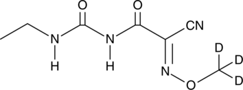 Cymoxanil-d3 (1-(2-Cyano-2-methoxy-d3-iminoacetyl)-3-ethylurea, CAS Number: 2140803-92-3)