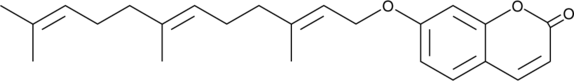 Umbelliprenin (7-Farnesyloxycoumarin, CAS Number: 532-16-1)