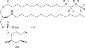 PtdIns-(1-palmitoyl-d9, 2-palmitoyl) (sodium salt) (DPPI-d9, PI(16:0-d9/16:0), 16:0-d9/16:0 PI)