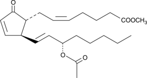 15(S)-acetate Prostaglandin A2 methyl ester (15-acetyl PGA2 methyl ester, 15S-O-acetyl-PGA2 methyl ester, 15S-PGA2 methyl ester, 15-acetate, CAS Number: 36323-03-2)