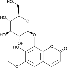 Fraxin (Fraxetol 8-glucoside, Fraxoside, CAS Number: 524-30-1)