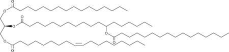 1-Palmitoyl-2-12-PAHSA-3-Oleoyl-sn-glycerol (16:0-12-PAHSA-18:1-TG, TG(16:0/12-PAHSA/18:1), CAS Number: 2456348-64-2)