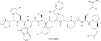 Triptorelin (trifluoroacetate salt) ([D-Trp6]-GnRH, [D-Trp6]LH-RH, 
AY 25650, BIM 21003, CL 118,53, Wy 42422, Wy 42462, CAS Number: 2240176-35-4)