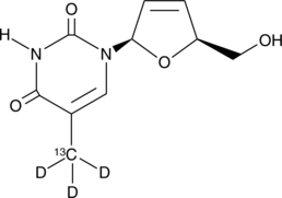 Stavudine-13C-d3 (CAS Number: 2750534-86-0)