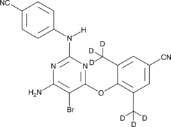 Etravirine-d6 (R165335-d6, TMC125-d6, CAS Number: 1142096-06-7)