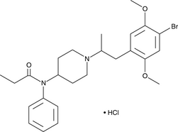 N-(DOB) Fentanyl (hydrochloride) (N-(4-bromo-2,5-DMA) Fentanyl, 2',5'-dimethoxy 4'-bromo α-methyl Fentanyl)