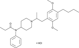 N-(DOBU) Fentanyl (hydrochloride) (N-(4-butyl-2,5-DMA) Fentanyl, 2',5'-dimethoxy 4'-butyl α-methyl Fentanyl)