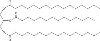 1,3-Dipalmitoyl-2-Myristoyl Glycerol (1,3-Palmitin-2-Myristin, TG(16:0/14:0/16:0), CAS Number: 56599-89-4)