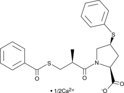 Zofenopril (calcium salt) (SQ 26,911, CAS Number: 81938-43-4)
