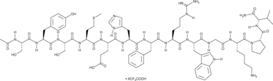 α-MSH (human, mouse, rat, porcine, bovine, ovine) (trifluoroacetate salt) (N-acetyl ACTH (1-13), N-acetyl Adrenocorticotropic Hormone (1-13), α-Melanocyte-stimulating Hormone, CAS Number: 171869-93-5)