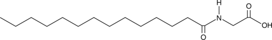 Myristoyl Glycine (N-Myristoyl-glycine, Myristoyl-Gly-OH, NSC 622050, N-Tetradecanoyl-glycine, CAS Number: 14246-55-0)