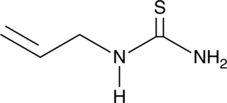 Allylthiourea (NSC 1915, Rhodallin, U 19571, CAS Number: 109-57-9)