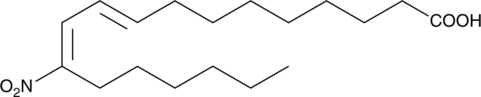 9(E),11(E)-12-nitro Conjugated Linoleic Acid (9(E),11(E)-12-nitro CLA, 12-NO2-CLA, CAS Number: 1515620-30-0)