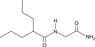 Valrocemide (N-Valproyl glycinamide, TV1901, VGD, CAS Number: 92262-58-3)