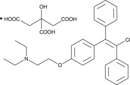 Enclomiphene (citrate) ((E)-Clomiphene, trans-Clomiphene, CAS Number: 7599-79-3)