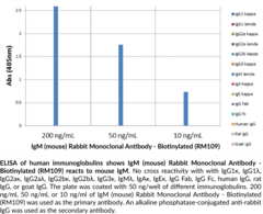 IgM (mouse) Rabbit Monoclonal Antibody - Biotinylated (RM109)