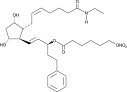 15-(6-nitroxyhexanoyl)-17-phenyl trinor Prostaglandin F2α (15-(6-nitroxyhexanoyl)-17-phenyl trinor PGF2α, 15-(6-nitroxyhexanoyl)-Bimatoprost, NCX 470, CAS Number: 1194396-71-8)