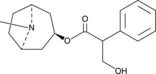 Atropine (DL-Hyoscyamine, Tropine tropate, CAS Number: 51-55-8)