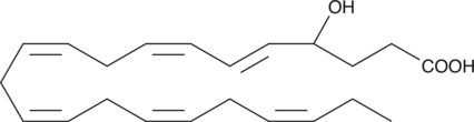 (±)4-HDHA (4-hydroxy Docosahexaenoic Acid, (±)4-HDoHE, CAS Number: 90906-40-4)