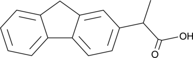 Cicloprofen ((±)-Cicloprofen, α-Methylfluorene-2-acetic Acid, NSC 293916, SQ 20,824, CAS Number: 36950-96-6)