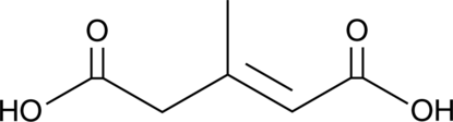 3-Methylglutaconic Acid (3-MGA, β-Methylglutaconic Acid, 3-MGC Acid, NSC 249232, FA 6:2;O2, CAS Number: 5746-90-7)