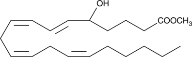 (±)5-HETE methyl ester ((±)-Hydroxyeicosatetraenoic Acid methyl ester, CAS Number: 70968-99-9)