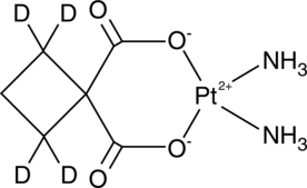 Carboplatin-d4 (CDDCA-d4, cis-Diammine(1,1-cyclobutanedicarboxylato)platinum(II)-d4, CBDCA-d4)