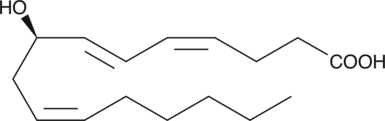 tetranor-12(R)-HETE (8(R)-HHxTrE, tetranor-12(R)-Hydroxyeicosatetraenoic Acid, 2,3,4,5-Tetranor 12(R)-HETE, CAS Number: 135271-51-1)