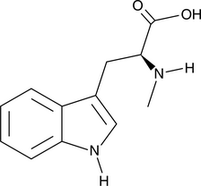 L-Abrine (NPLC 0233, N-Methyltryptophan, N-methyl-L-Tryptophan, CAS Number: 526-31-8)