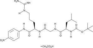 Boc-LGR-pNA (acetate) (Boc-Leu-Gly-Arg-pNA, Boc-Leu-Gly-Arg-p-Nitroanilide, Tertbutyloxycarbonyl-Leu-Gly-Arg-p-Nitroanilide, CAS Number: 176786-91-7)