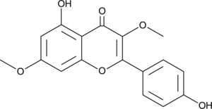 Kumatakenin (Jaranol, Kaempferol 3,7-O-dimethyl ether, CAS Number: 3301-49-3)