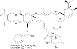 Emamectin B1 (benzoate salt) (MK-244, SCH 58854, CAS Number: 155569-91-8)