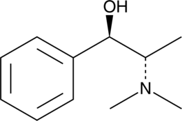 (−)-N-Methylephedrine ((−)-(1R,2S)-2-Dimethylamino-1-phenylpropanol, (1R,2S)-(−)-N-Methylephedrine, CAS Number: 552-79-4)