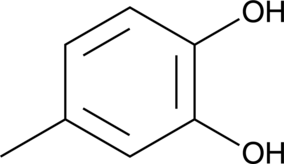 4-Methylcatechol (1,2-Dihydroxy-4-methylbenzene, 3,4-Dihydroxytoluene, Homocatechol, 2-Hydroxy-4-methylphenol, 4-Methylpyrocatechol, NSC 17489, p-Methylcatechol, CAS Number: 452-86-8)