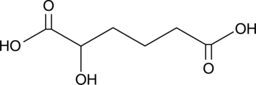 2-Hydroxyadipic Acid (FA 6:1;O3, α-Hydroxyadipic Acid, CAS Number: 18294-85-4)