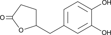 5-(3',4'-Dihydroxyphenyl)-γ-Valerolactone ((±)-δ-(3,4-Dihydroxyphenyl)-γ-Valerolactone, 5-(3',4'-Dihydroxyphenyl)-γ-VL, CAS Number: 21618-92-8)