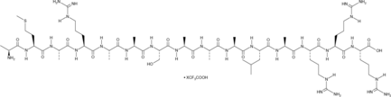 AMARA Peptide (trifluoroacetate salt) (AMARAASAAALARRR-OH, H-Ala-Met-Ala-Arg-Ala-Ala-Ser-Ala-Ala-Ala-Leu-Ala-Arg-Arg-Arg-OH)