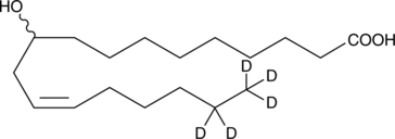 (±)-10-hydroxy-12(Z)-Octadecenoic Acid-d5 (10-hydroxy-cis-12-Octadecenoic Acid-d5)