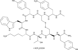 CYN 154806 (trifluoroacetate salt) (Ac-4NO2-Phe-c(D-Cys-Tyr-D-Trp-Lys-Thr-Cys)-D-Tyr-NH2)