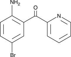 (2-Amino-5-bromophenyl)(pyridin-2-yl)methanone (ABBP, ABM, ABP, 2-Amino-5-bromophenyl 2-pyridyl ketone, 2-Amino-5-bromophenyl-2-pyridylmethanone, 2-(2-Amino-5-bromobenzoyl)pyridine, CAS Number: 1563-56-0)