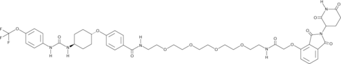Soluble Epoxide Hydrolase PROTAC 1a (sEH PROTAC 1a, sEH Proteolysis-targeting Chimera 1a, Soluble Epoxide Hydrolase Proteolysis-targeting Chimera 1a)