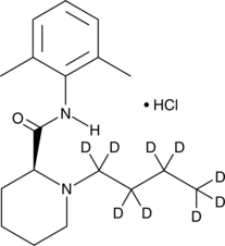 Levobupivacaine-d9 (hydrochloride) ((S)-(–)-Bupivacaine-d9)