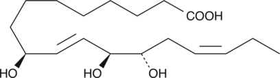 9(S),12(S),13(S)-TriHODE (Corchorifatty Acid F, FA 18:2;O3, Fulgidic Acid, 9(S),12(S),13(S)-trihydroxy-10(E),15(Z)-ODE, 9(S),12(S),13(S)-Trihydroxyoctadecadienoic Acid, 9(S),12(S),13(S)-trihydroxy-trans-10,cis-15-Octadecadienoic Acid, CAS Number: 95341-44-9)