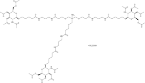 LNP GalNAc Ligand 1 (trifluoroacetate salt) (LNP N-Acetylgalactosamine Ligand 1, Lipid Nanoparticle N-Acetylgalactosamine Ligand 1, Lipid Nanoparticle GalNAc Ligand 1, CAS Number: 1159408-65-7)