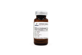 BSA-α-Linolenate ω-3 Polyunsaturated Fatty Acid Complex (1 mM) (Bovine Serum Albumin-ALA, Bovine Serum Albumin-α-Linolenate, BSA-ALA, BSA-9(Z),12(Z),15(Z)-Octadecatrienoic Acid)