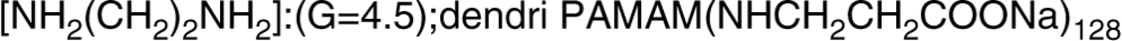PAMAM Dendrimer G4.5 Carboxylate (sodium salt) (water solution) (PAMAM G4.5 Carboxylate, Polyamidoamine Dendrimer G4.5 Carboxylate, CAS Number: 202009-66-3)