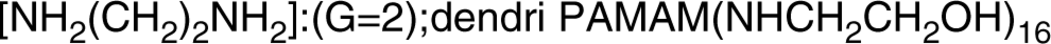 PAMAM Dendrimer G2.0 Amidoethanol (water solution) (PAMAM G2.0 Amidoethanol, Polyamidoamine Dendrimer G2.0 Amidoethanol)