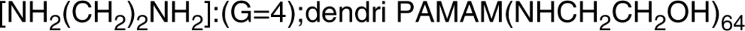 PAMAM Dendrimer G4.0 Amidoethanol (water solution) (PAMAM G4.0 Amidoethanol, Polyamidoamine Dendrimer G4.0 Amidoethanol)